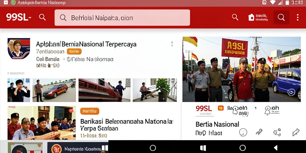 Tampilan antarmuka aplikasi 99SL yang informatif dan mudah digunakan.