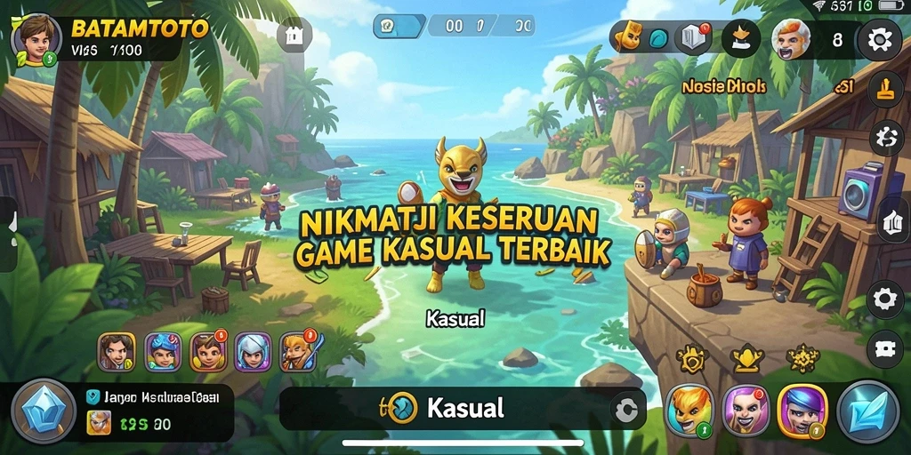 Antarmuka menarik dan menyenangkan dari BATAMTOTO