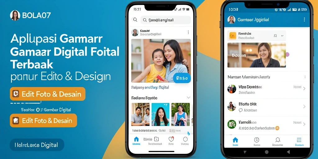Tampilan antarmuka aplikasi BOLA07 untuk pengeditan gambar digital.