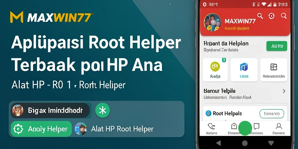 Tampilan antarmuka pengguna aplikasi MAXWIN77 yang intuitif.