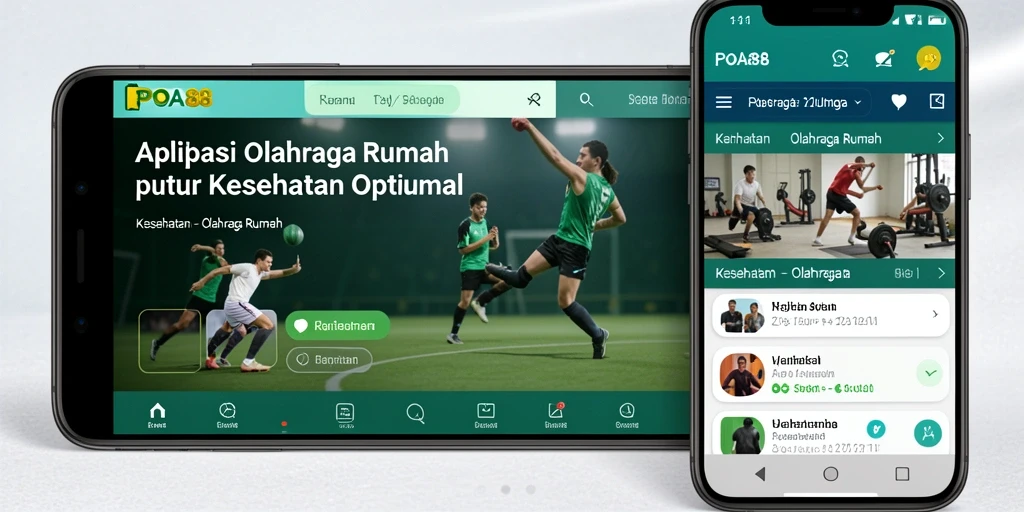 Antarmuka POA88 menunjukkan program latihan yang beragam dan mudah diakses.