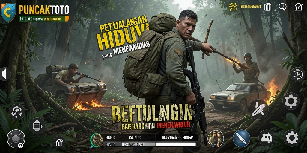 Antarmuka permainan PUNCAKTOTO yang menarik dan fungsional dalam bertahan hidup.