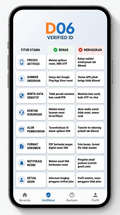 Kanal Resmi d06 untuk Pengguna Android Indonesia