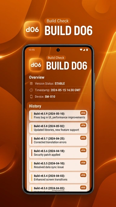Riwayat Versi d06 untuk Pengguna Android